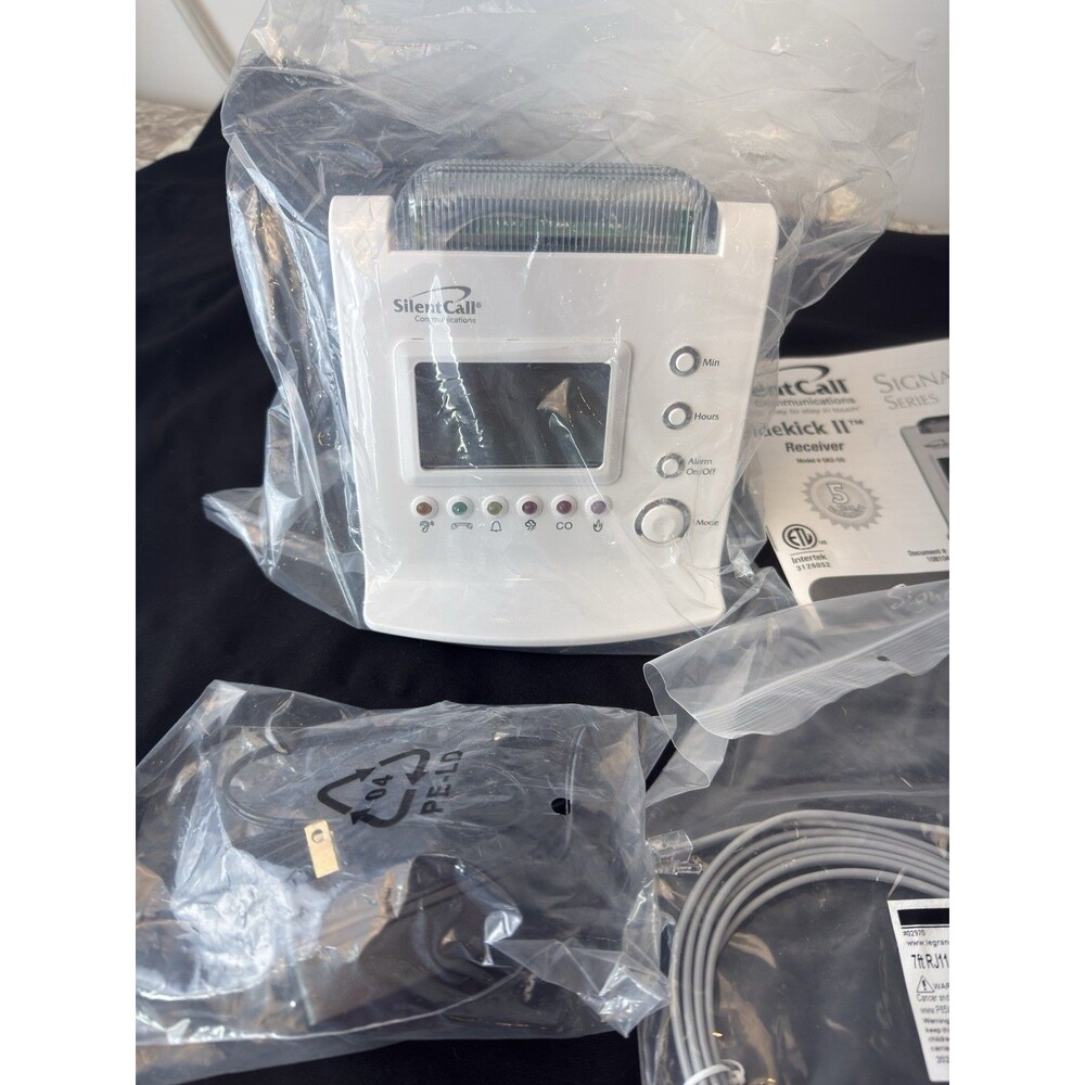 SilentCall Sidekick II SK2-SS Receiver w/ Strobe Light Clock Deaf Hard Hearing- - Picture 6 of 16
